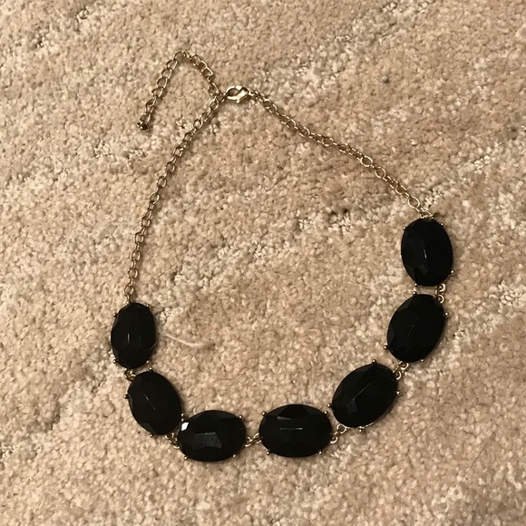 🤩CLASSY BLACK STONES NECKLACE - Picture 2 of 2